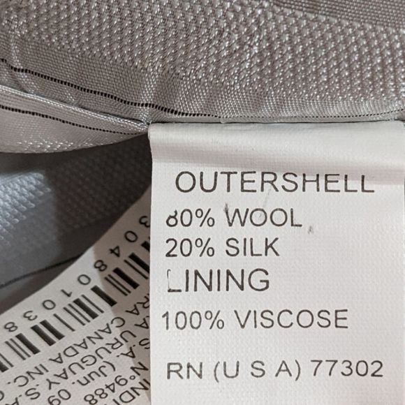 Zara Men's Classy Formal Black Wool & Silk Blend 5 Buttoned Vest Size M - Picture 7 of 7